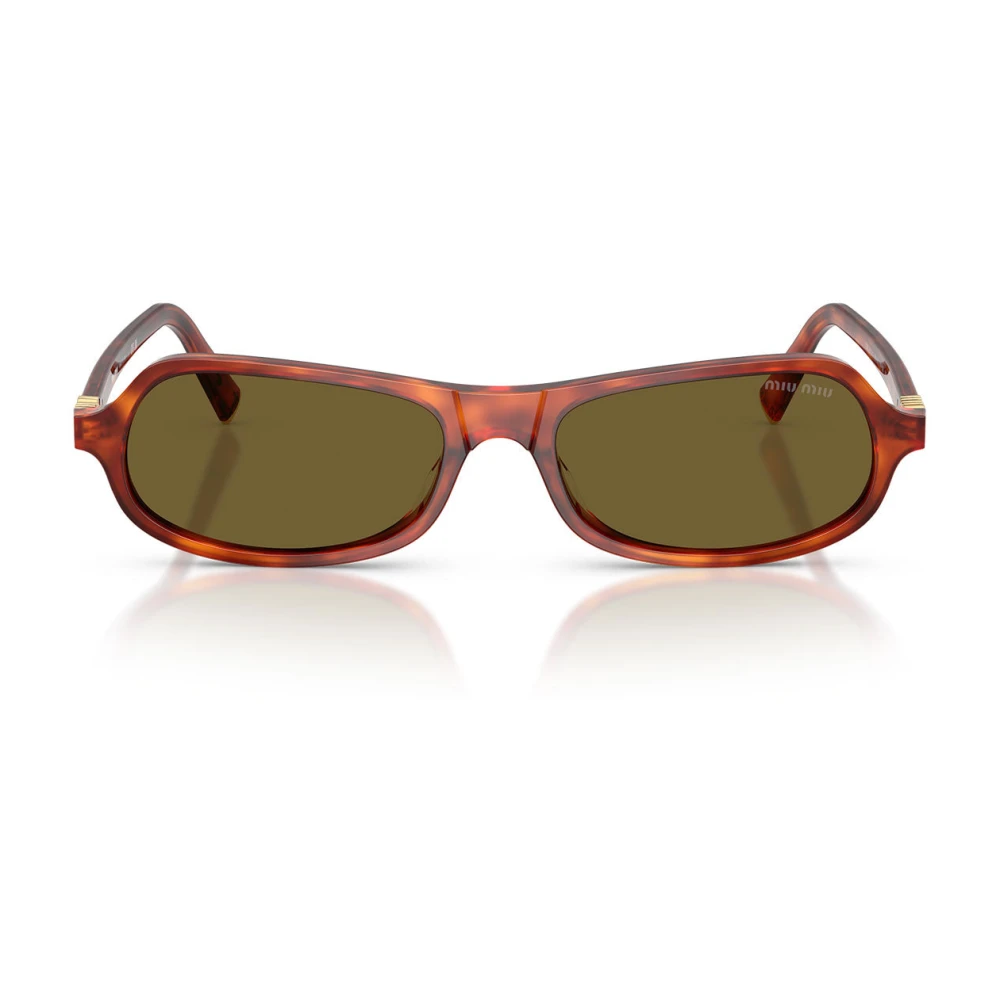 Miu Miu Unisex Brown Sunglasses, 55 Mm, Pillow Sunglasses