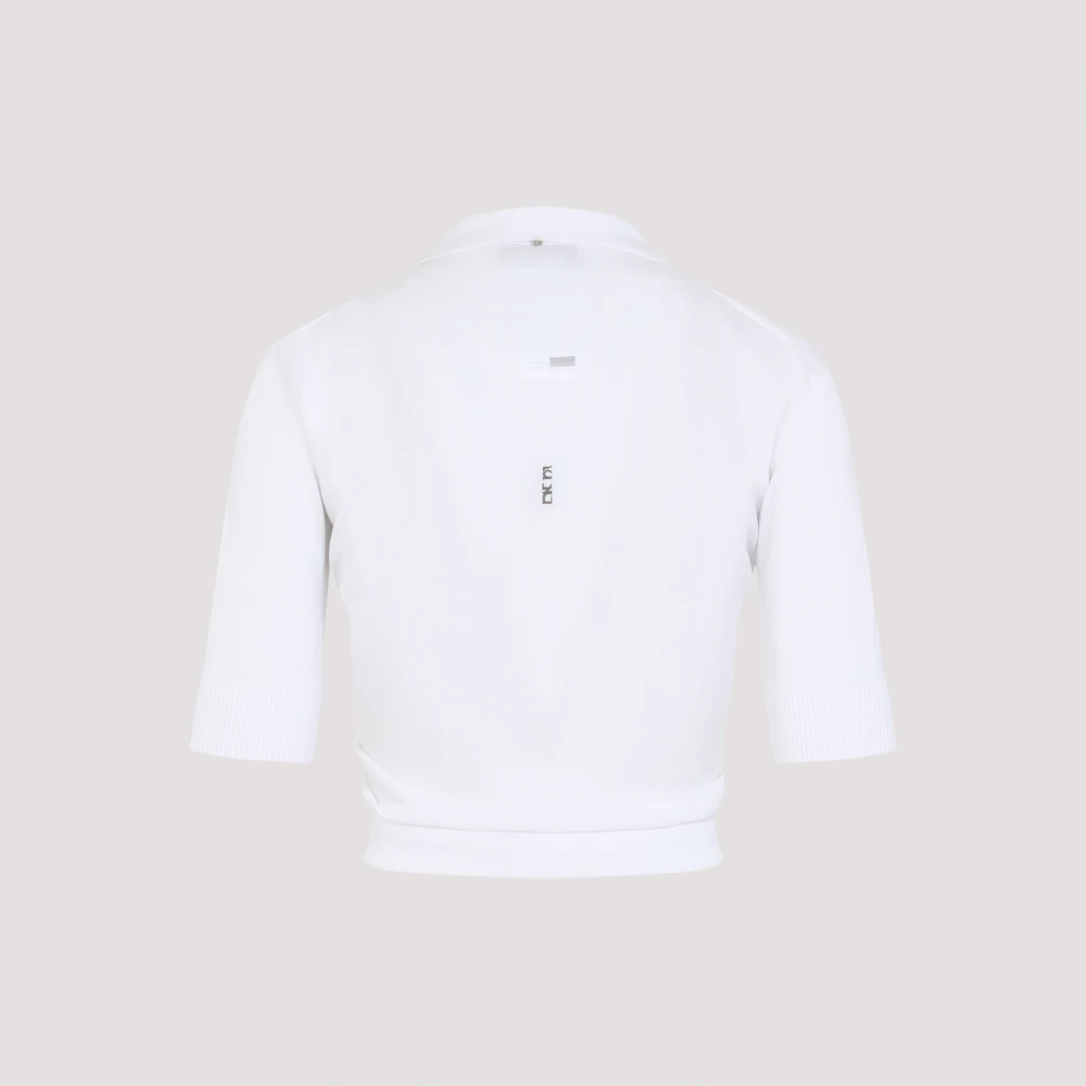 SPORTMAX Gekruiste Polo Shaker White Dames