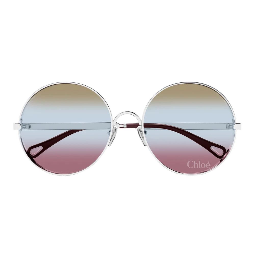 Chloé Unisex Gray Sunglasses, 59 Mm, Round Sunglasses