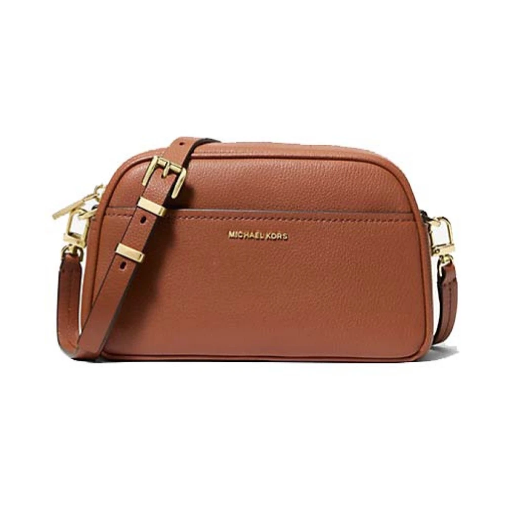 Michael Kors Women's Brown Modern Leather Camera Crossbody Bag