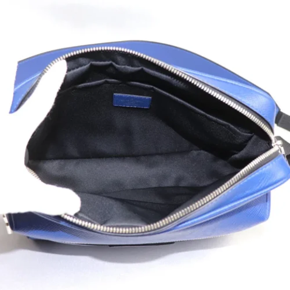 Louis Vuitton Vintage Pre-owned Leather louis-vuitton-bags Blue Heren
