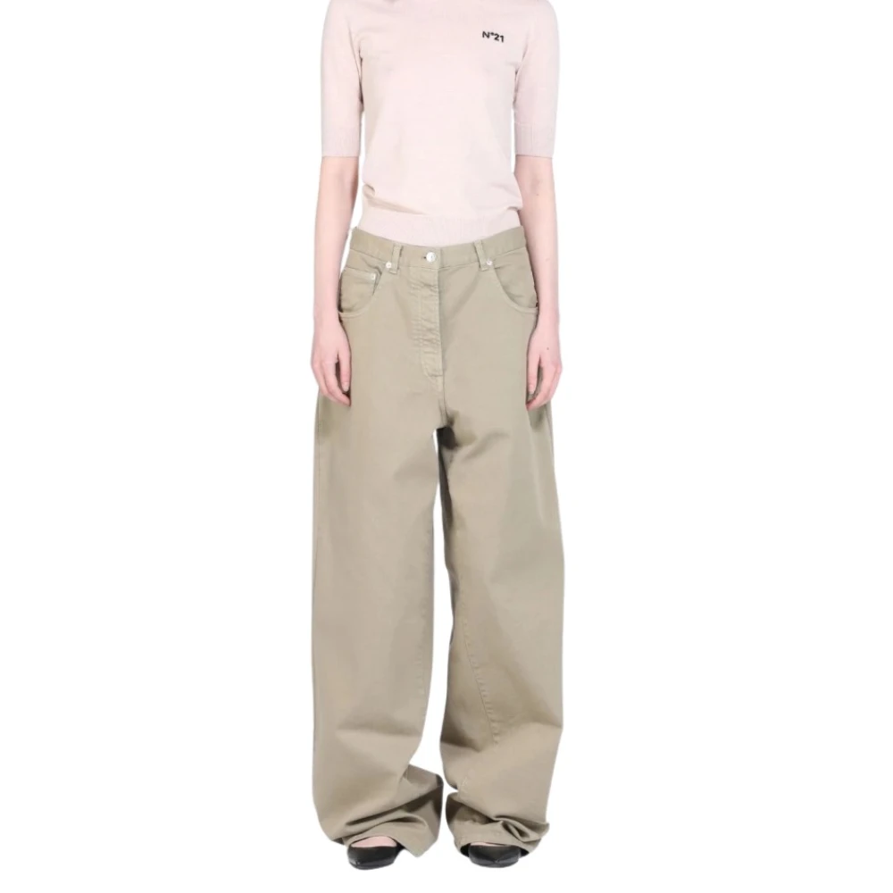 Trousers > Wide Trousers - - N21 - Modalova