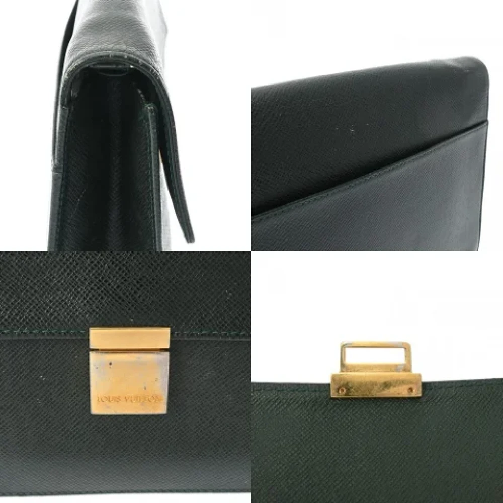 Louis Vuitton Vintage Pre-owned Leather louis-vuitton-bags Green Heren