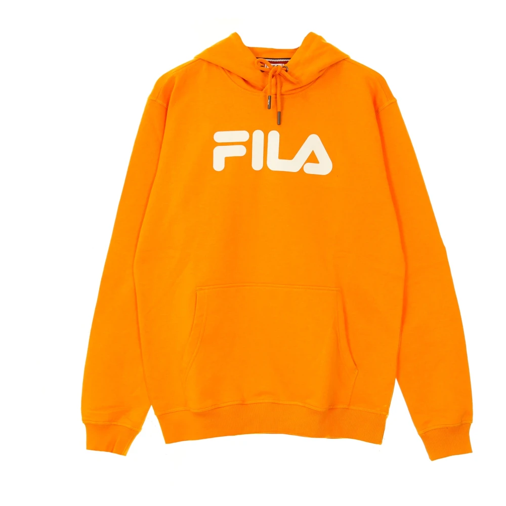 Fila Flame Orange Kangaroo Hoodie Lange Mouw Orange Heren