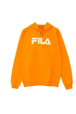 Flame Orange Kangaroo Hoodie Långärmad