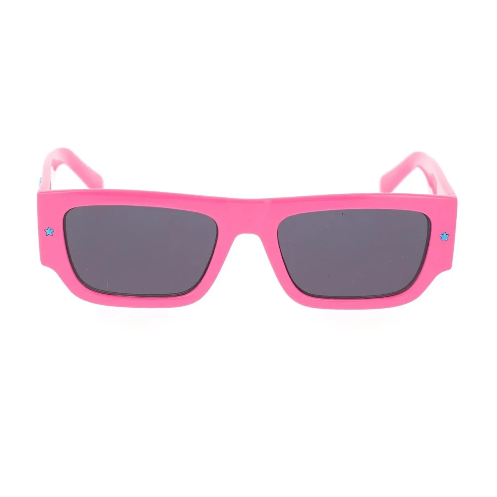 Chiara Ferragni Collection Women's Pink Sunglasses, 53 Mm, Eyelike Rectangular Sunglasses With Stars