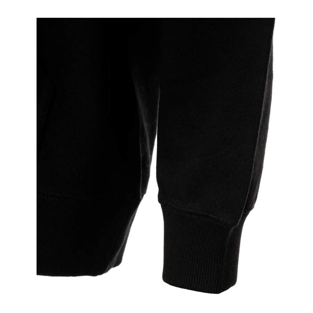 Edwin Hoodie met capuchon en trekkoord Black Heren