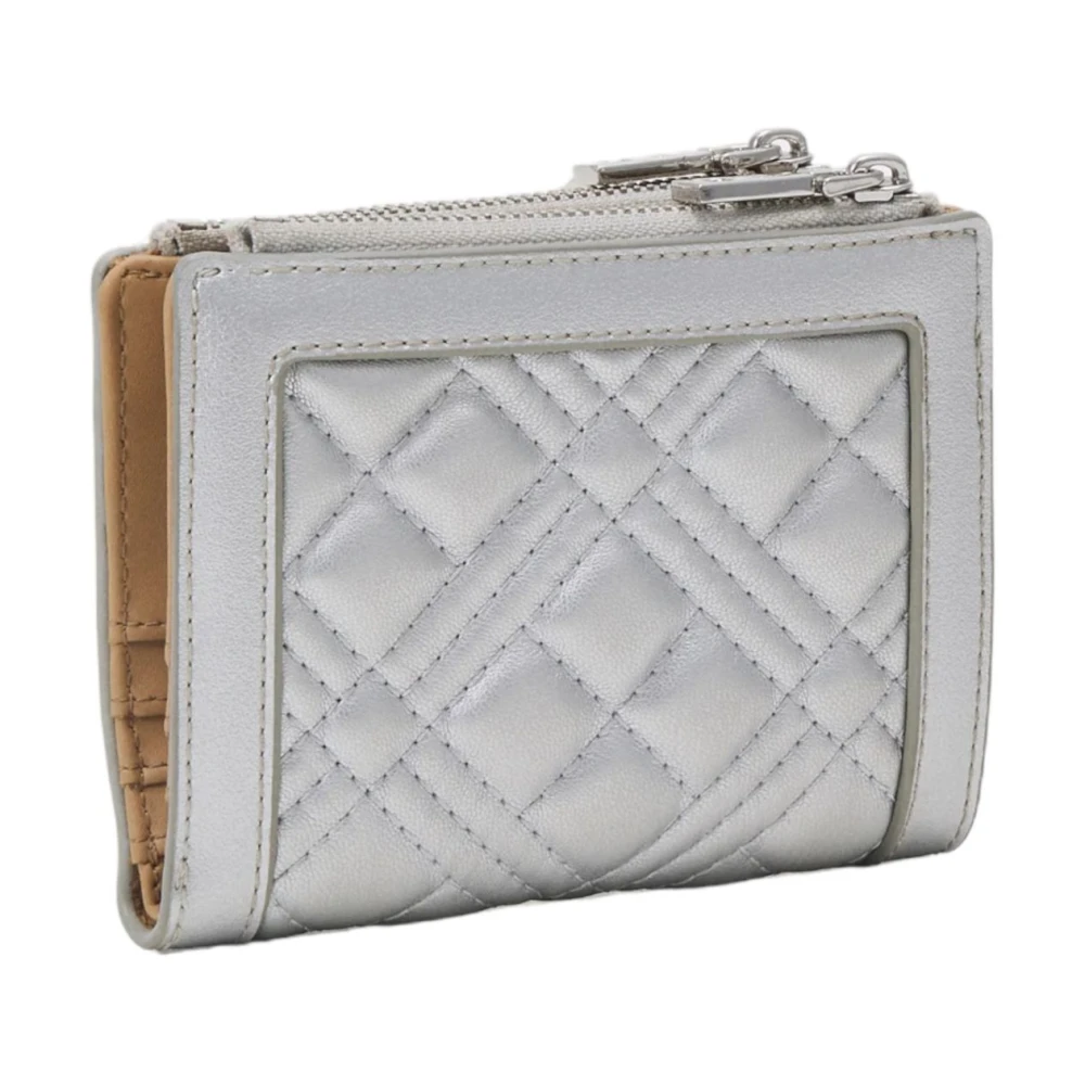 Love Moschino Stijlvolle Portemonnees en Kaarthouders Gray Dames