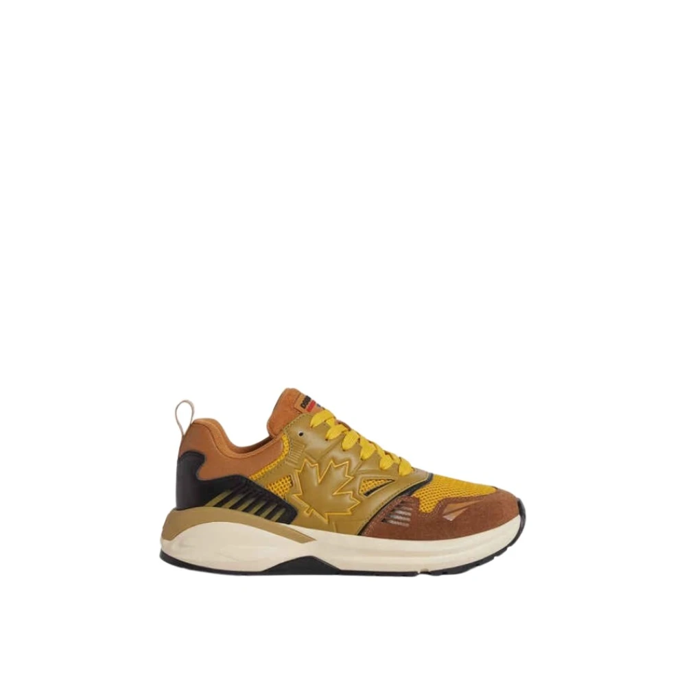 Dsquared2 High-sole Sporty Dash Sneakers Heren Schoenen Bruin