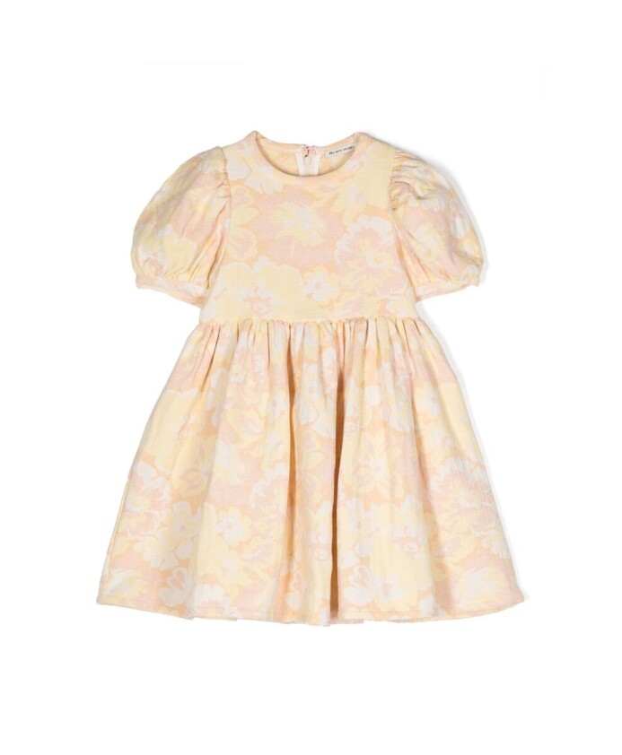 robe-a-manches-bouffantes-fleuries