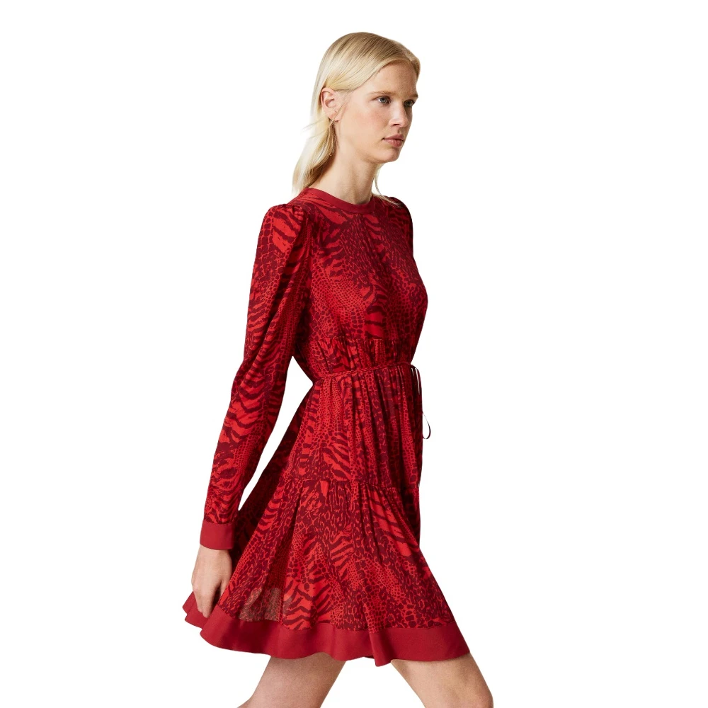 Twinset Korte jurken Red Dames