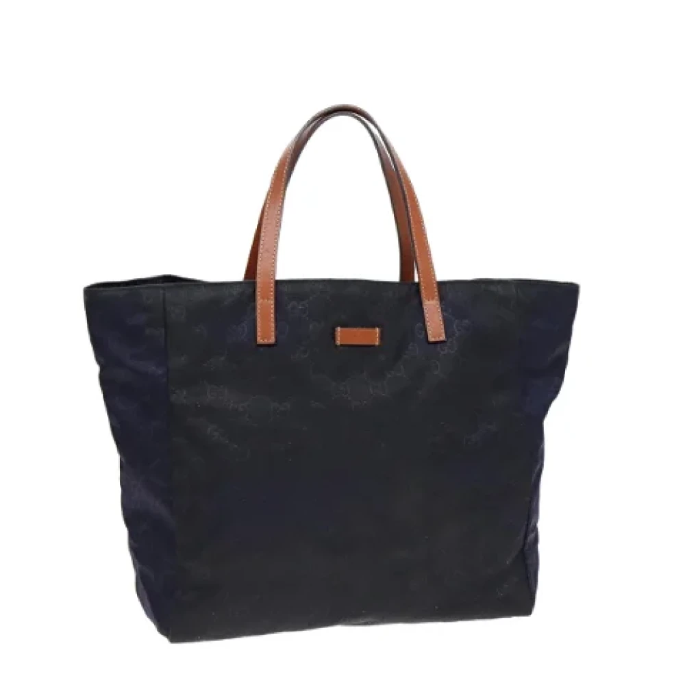 Gucci Vintage Pre-owned Nylon totes Black Dames