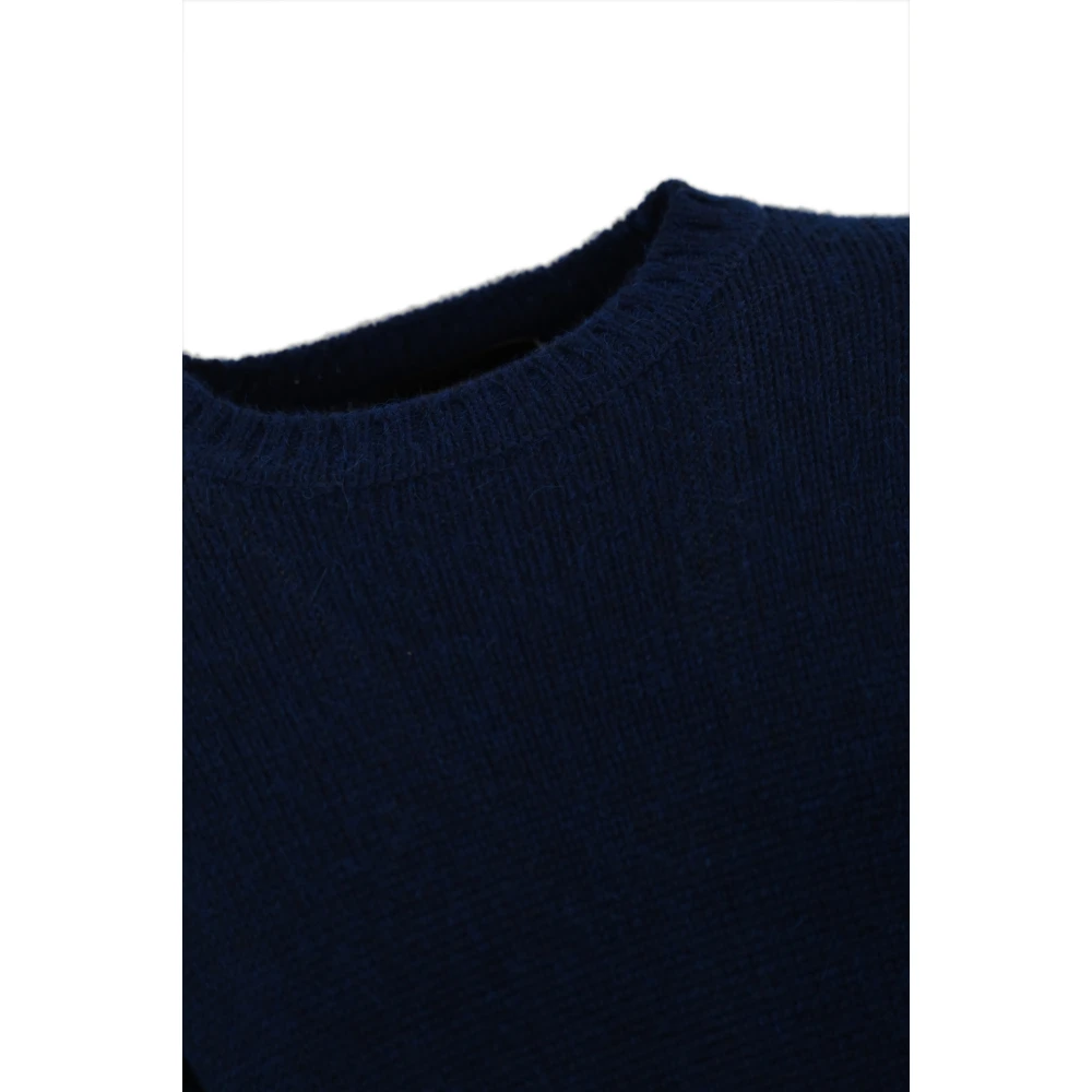 Dsquared2 Blauwe Alpaca Trui Lange Mouw Blue Heren