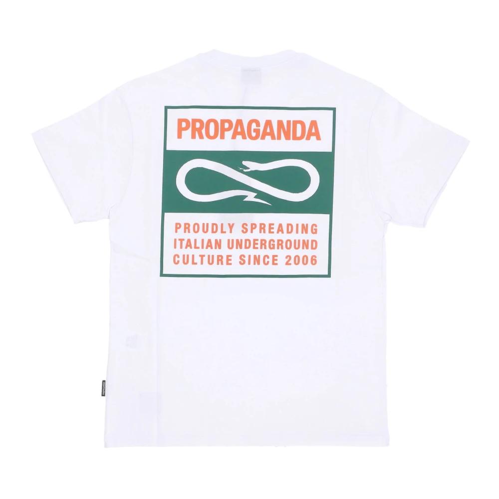 Propaganda Bicolor Tee Wit Heren Shirt White Heren