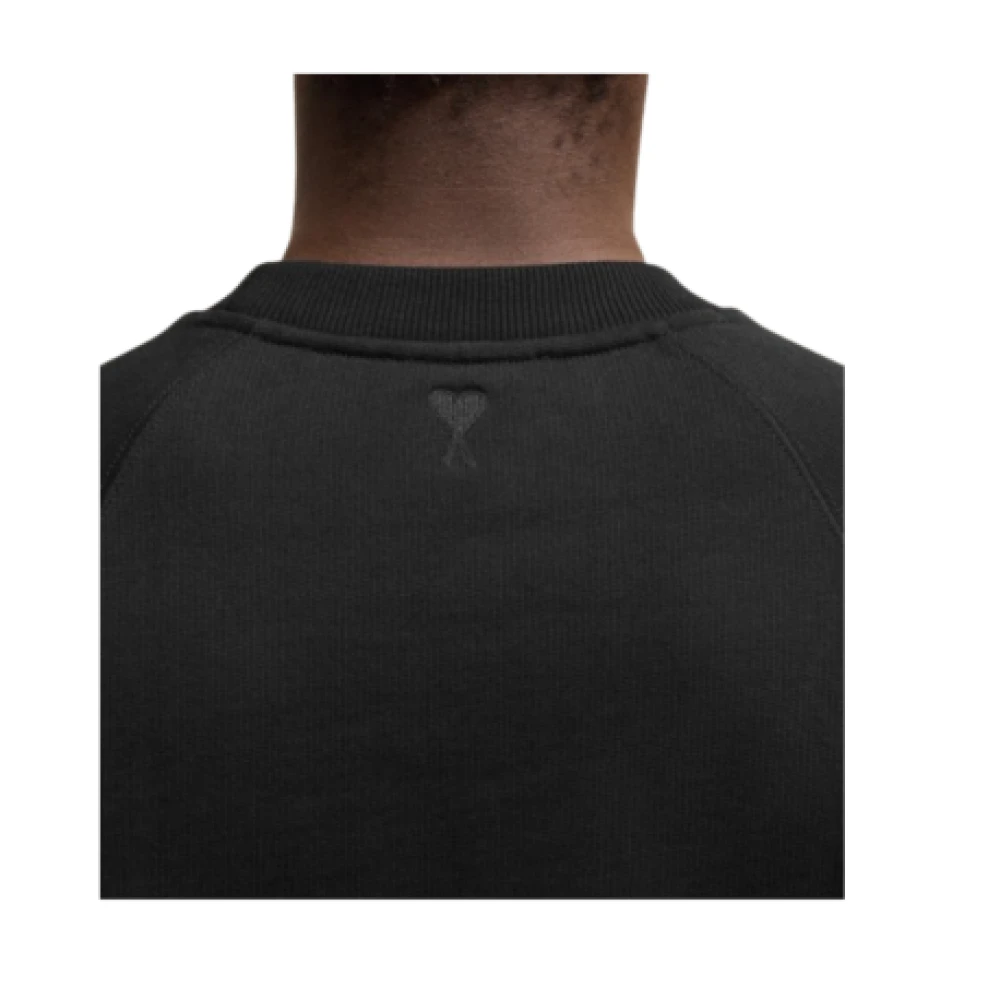 Ami Paris Hart Sweatshirt Zwart Black Heren