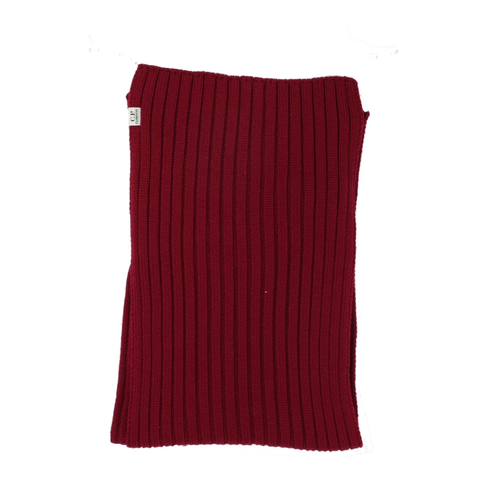 C.P. Company Rode Wol Sjaal Art 07cmac217a Red Unisex