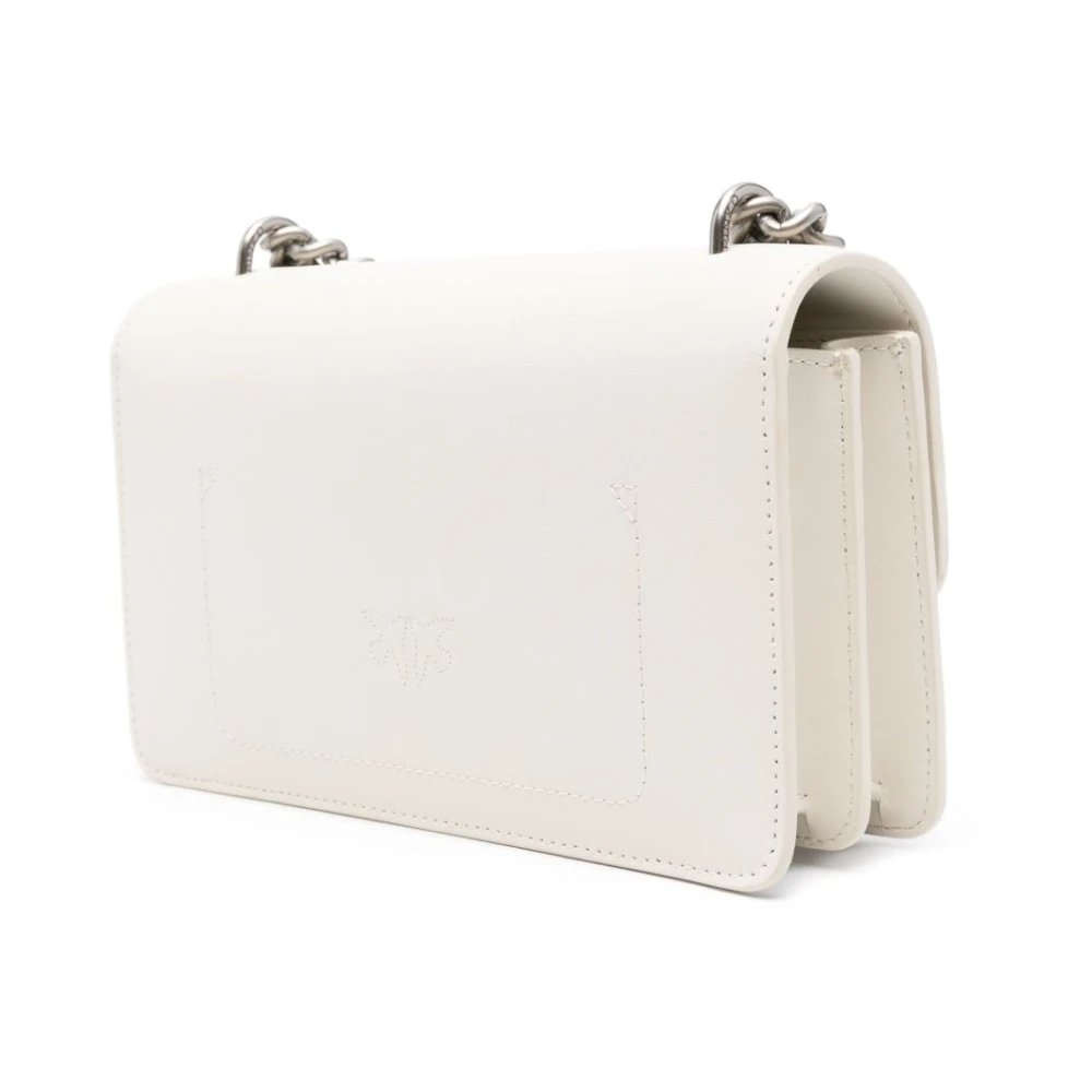 pinko Witte en Zilveren Schoudertas White Dames