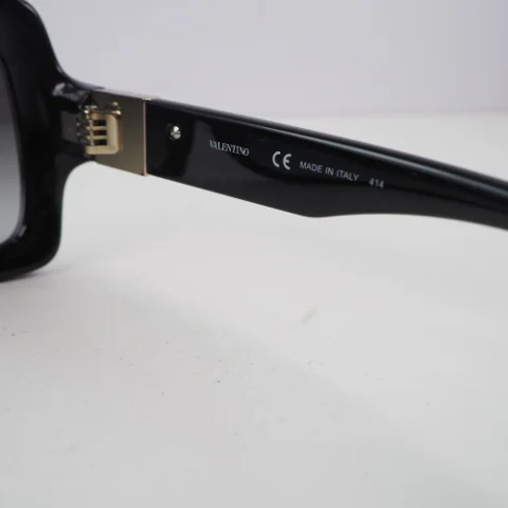 Valentino Vintage Pre-owned Glass sunglasses Black Dames