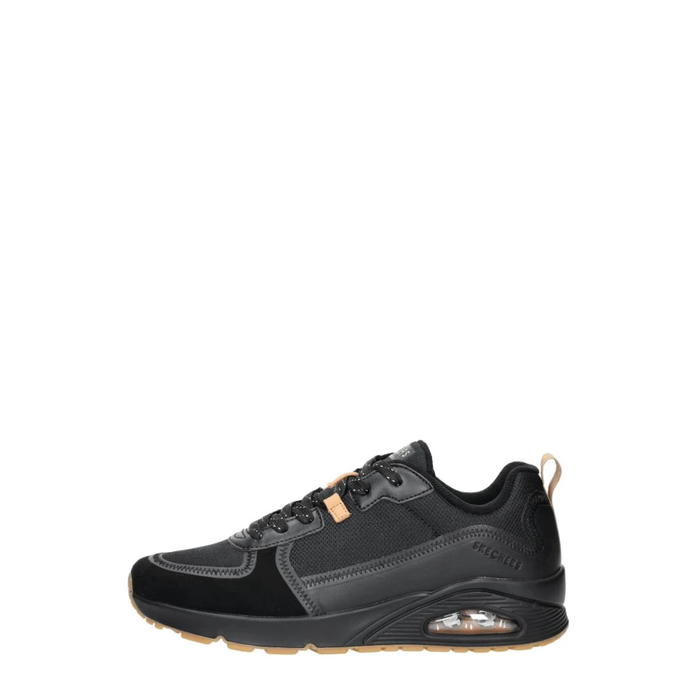 Skechers Uno Layover Heren Schoenen Zwart