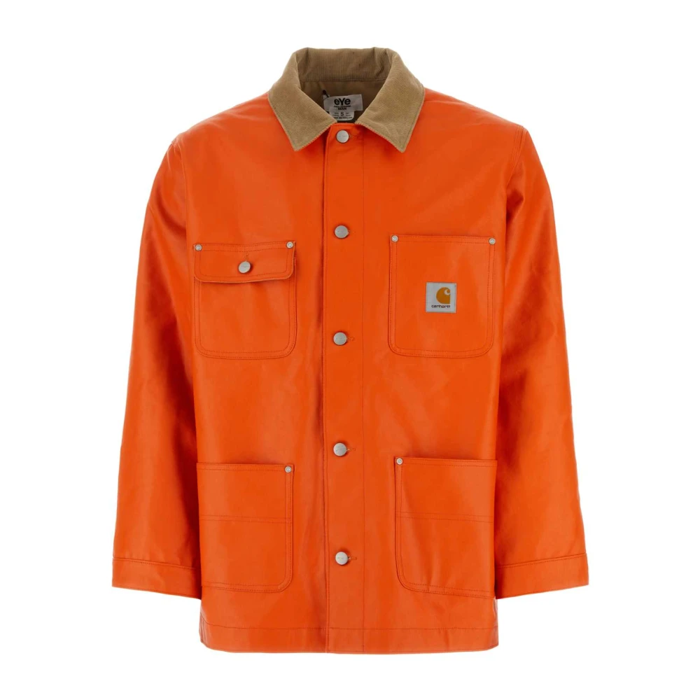 Junya Watanabe Oranje Katoenen Carhartt Jas Orange Heren