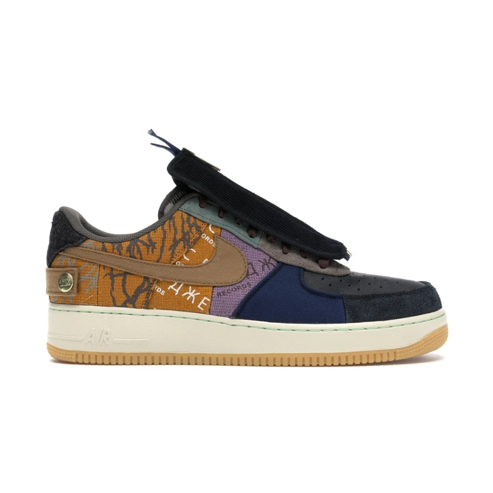 Nike Air Force 1 Travis Scott Fossil Sneakers Multicolor, Dam