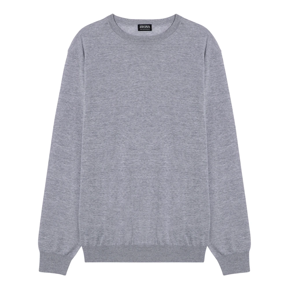 Ermenegildo Zegna Ronde hals T-shirt Gray Heren