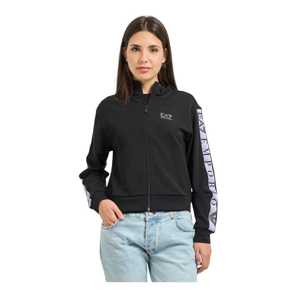 Emporio Armani Donna Nero Felpe, Xs, New,