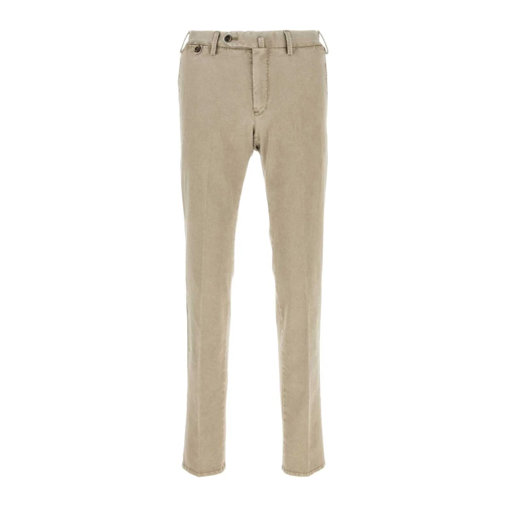 PT Torino Stretch Katoen Cappuccino Broek Beige Heren