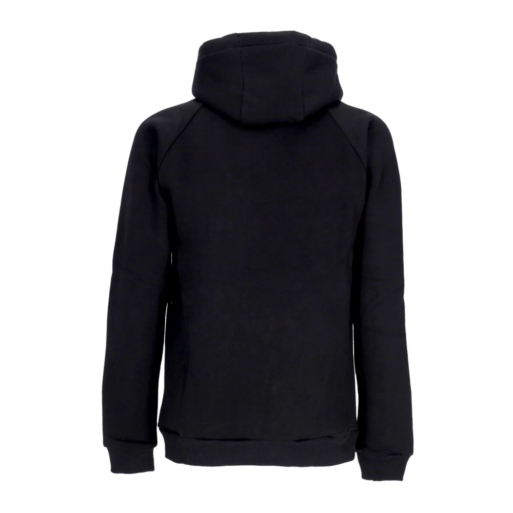 Dolly Noire Zwarte Logo Hoodie met Kangoeroezak Black Heren