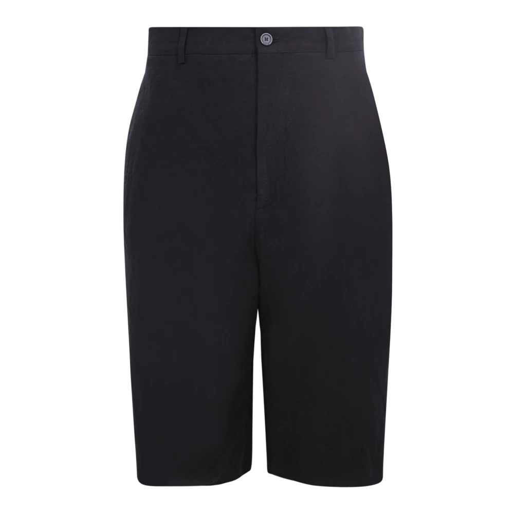 Balenciaga Oversized Tailored Shorts Black Heren