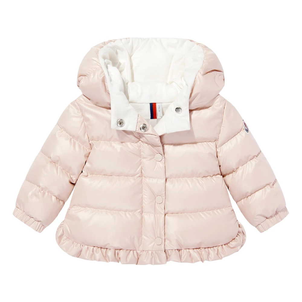 Moncler Girls Pink Winter Jackets, 2 Y, Tazui Down Padded Jacket