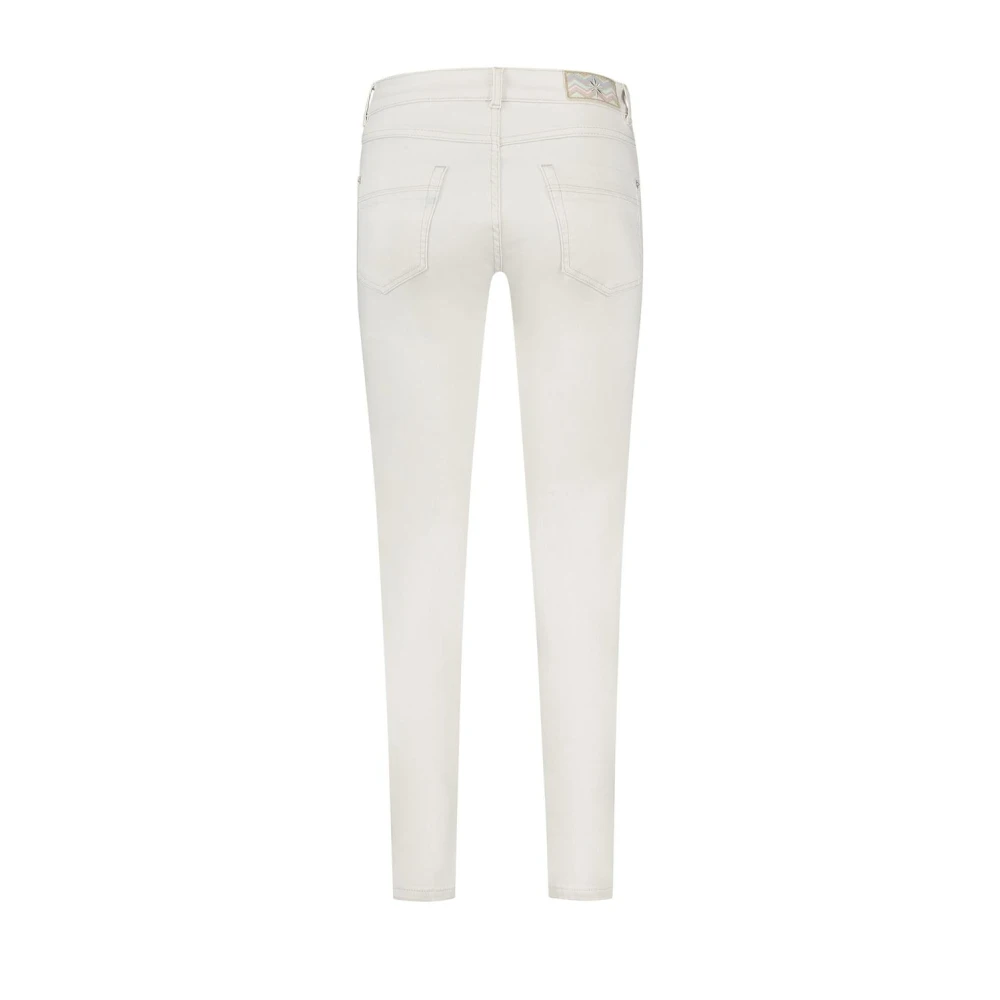 Parami Para Mi broek Color Denim 28 Inch Amber 005003 002 White Dames