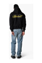sweat-a-capuche-noir-jaune