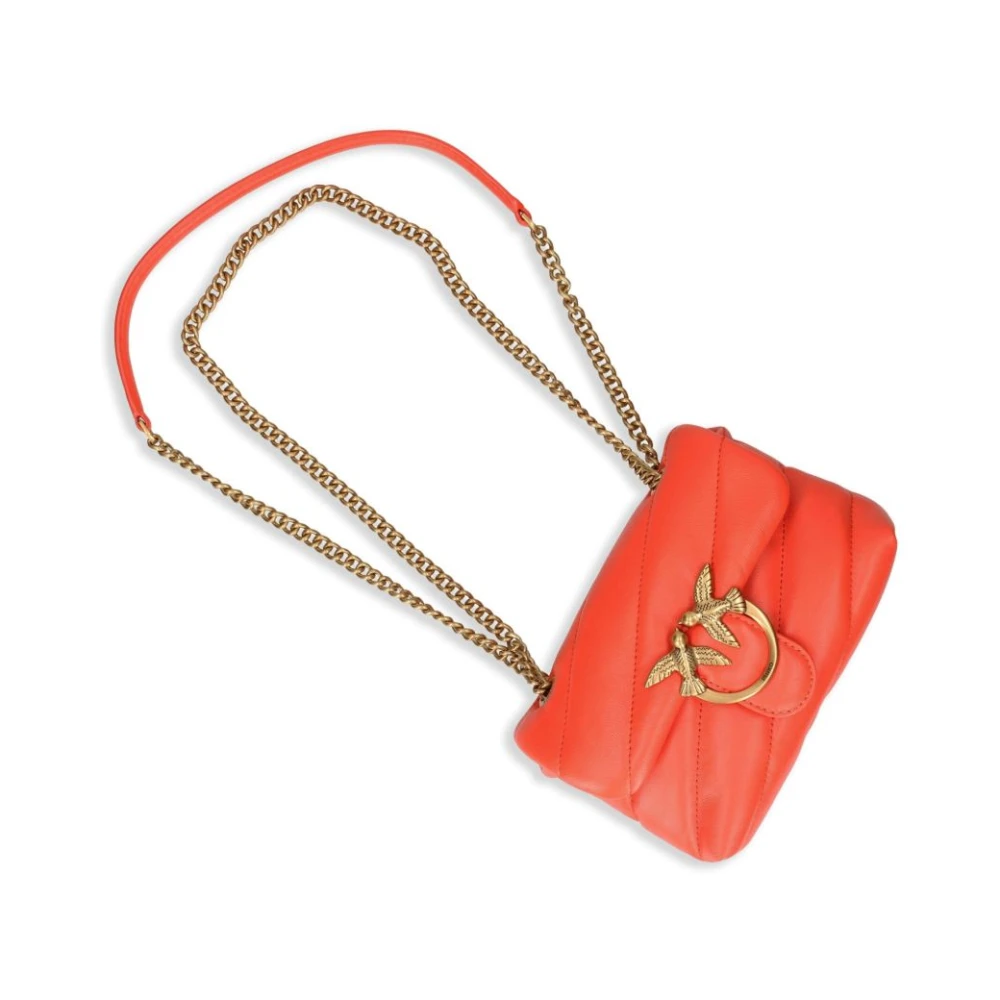 pinko Rode Vlam Schoudertas Red Dames