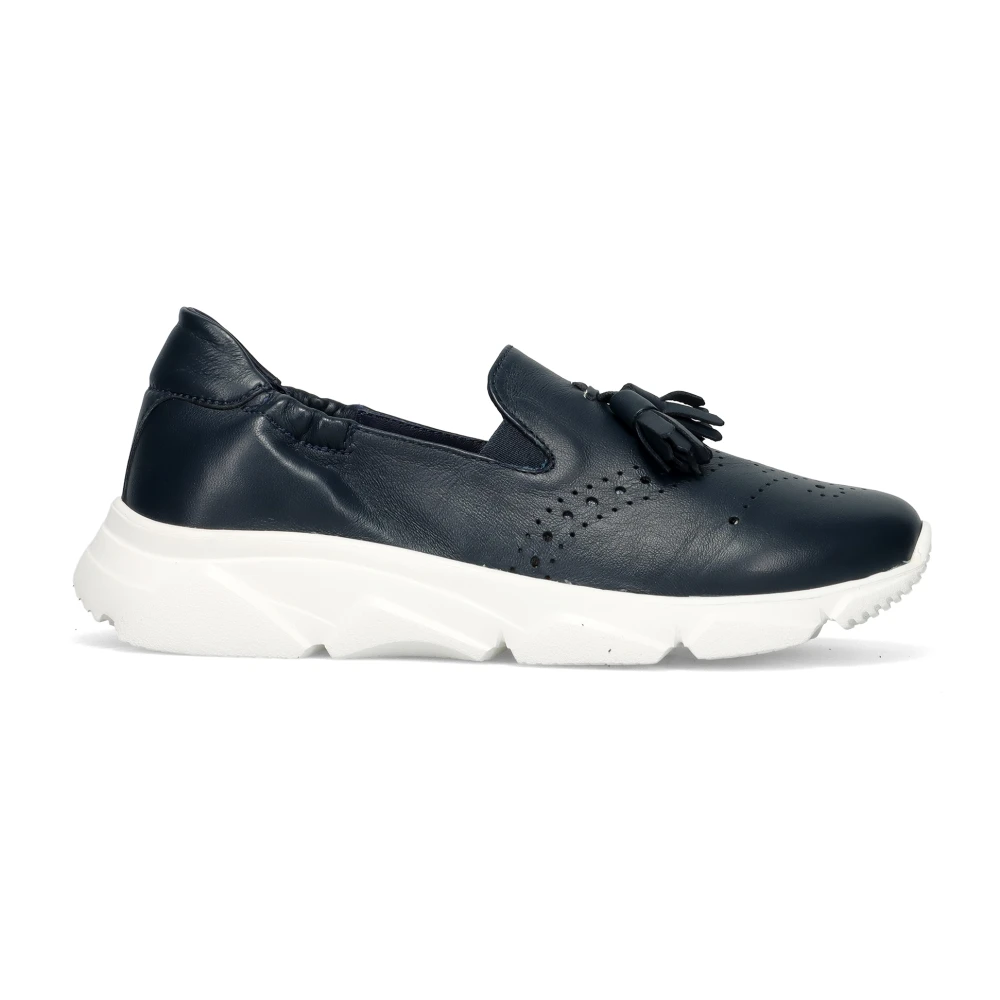 Calpierre Slip On Sneakers Dames Schoenen Blauw
