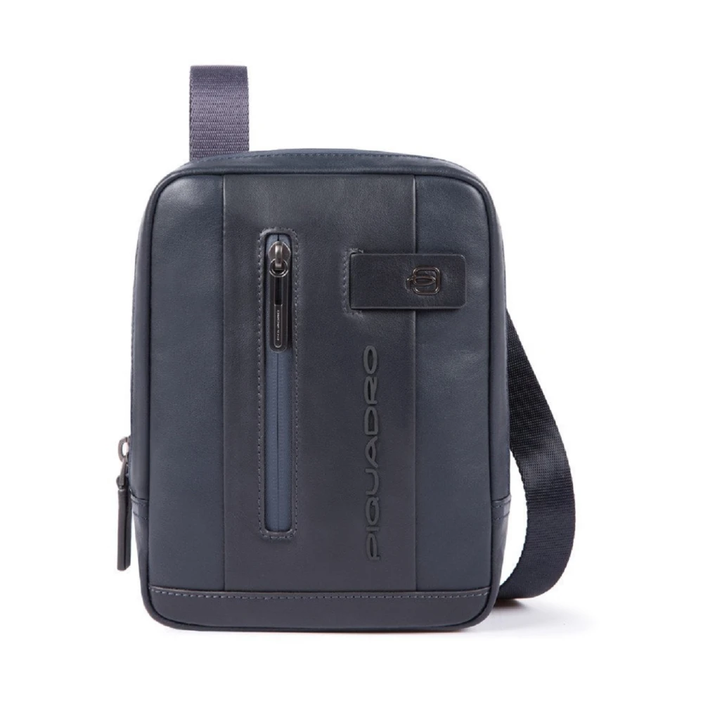 Piquadro Blue Cross Body Messenger, Male, One Size, Pocket Crossbody Bag With Ipad Mini