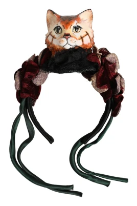 Velvet Bengal Cat Silk Headband