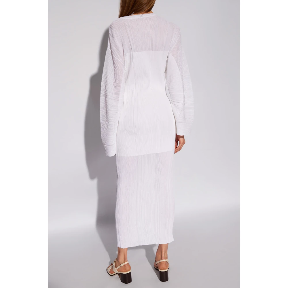 Stella Mccartney Geplooide jurk White Dames