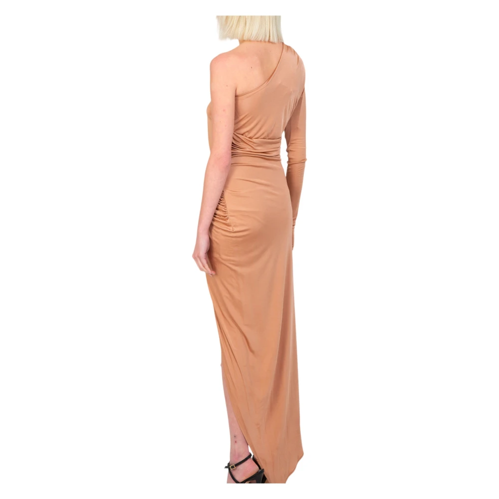 pinko Gedraaide Jurk voor Vrouwen Brown Dames