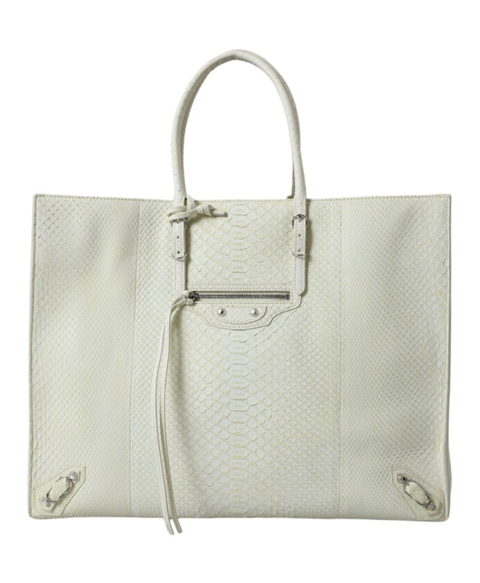 elegante-python-leren-tote-tas