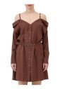 robe-courte-avec-ceinture