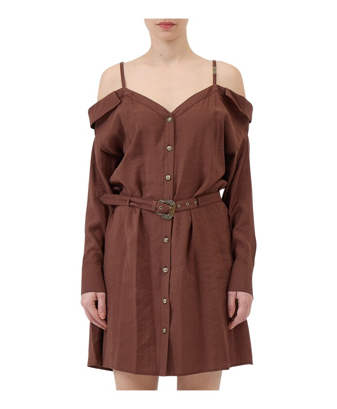 robe-courte-avec-ceinture