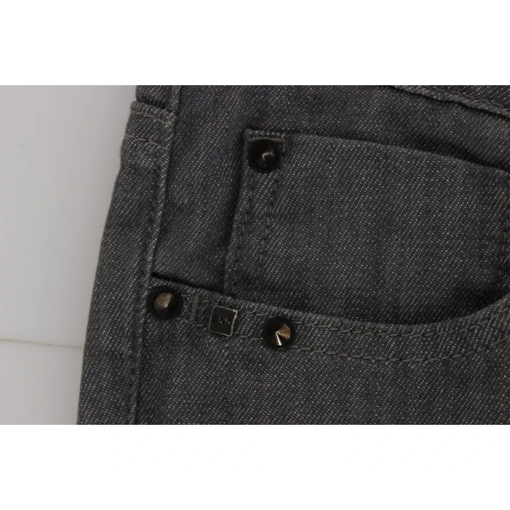 Costume National Grijze Slim-Fit Designer Jeans Gray Dames