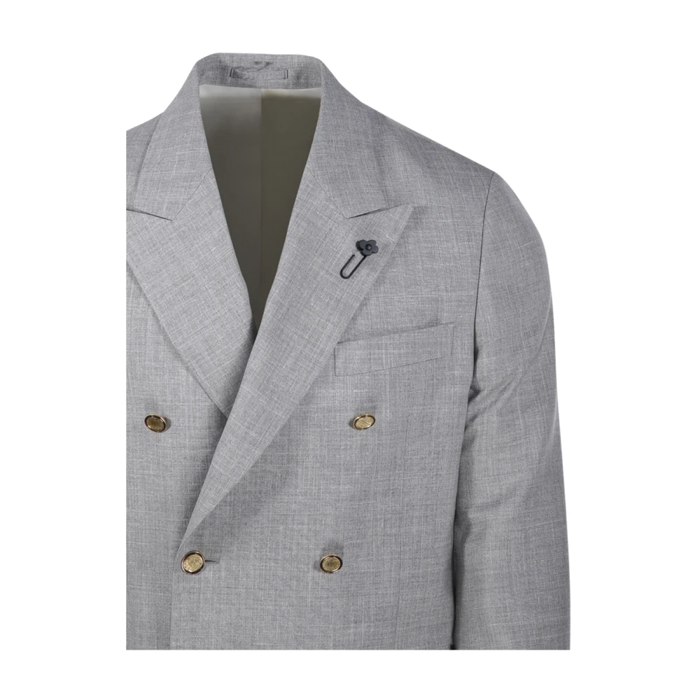 Lardini Grijze Blazer voor Mannen Gray Heren