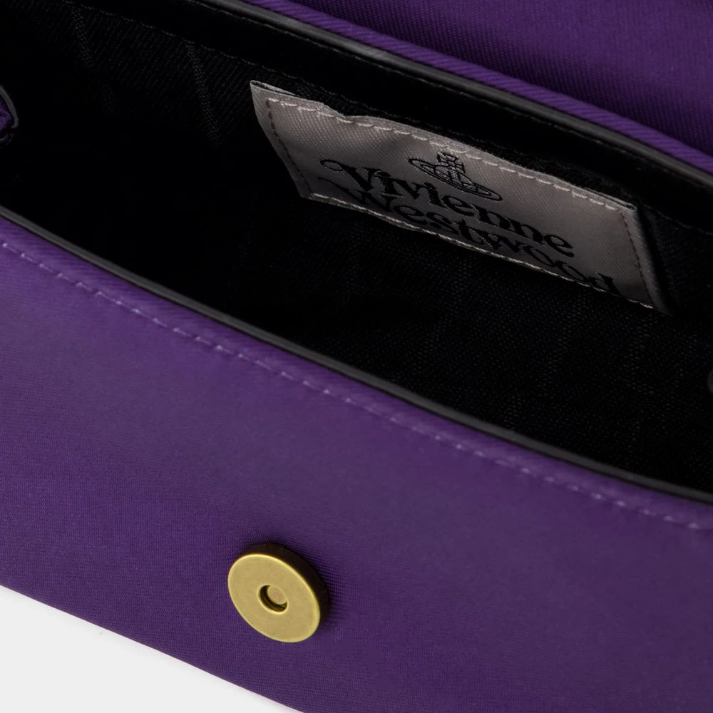 Vivienne Westwood Paarse Synthetische Kleine Tas met Afneembare Band Purple Dames