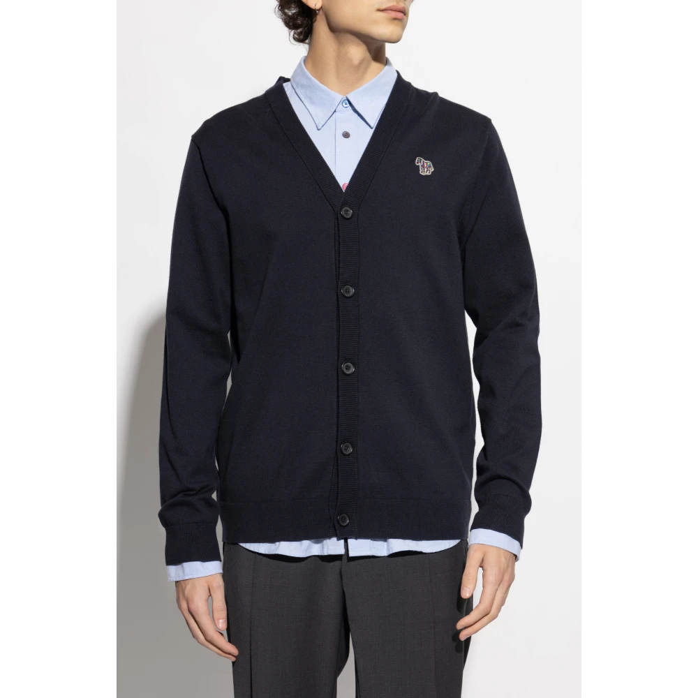 PS By Paul Smith Katoenen vest Blue Heren