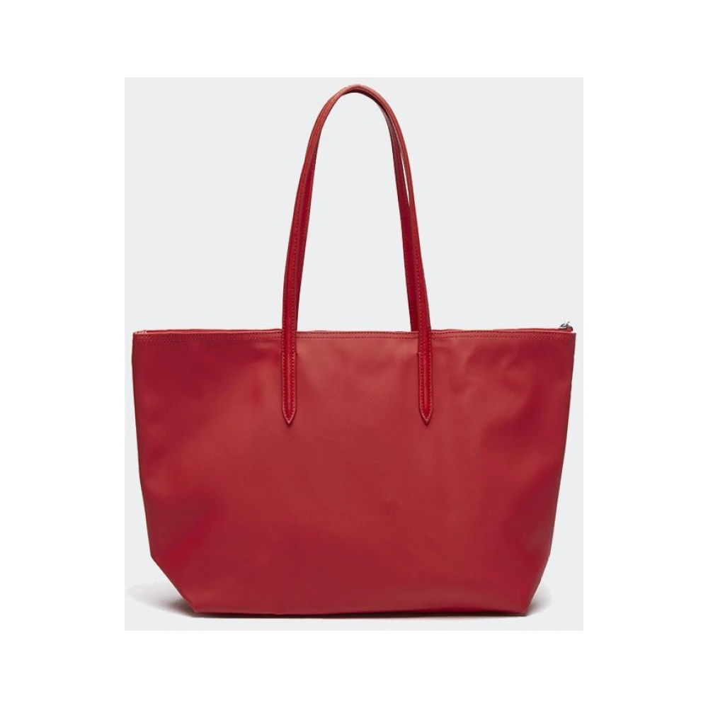 Lacoste Effen kleur tas met logo Red Dames
