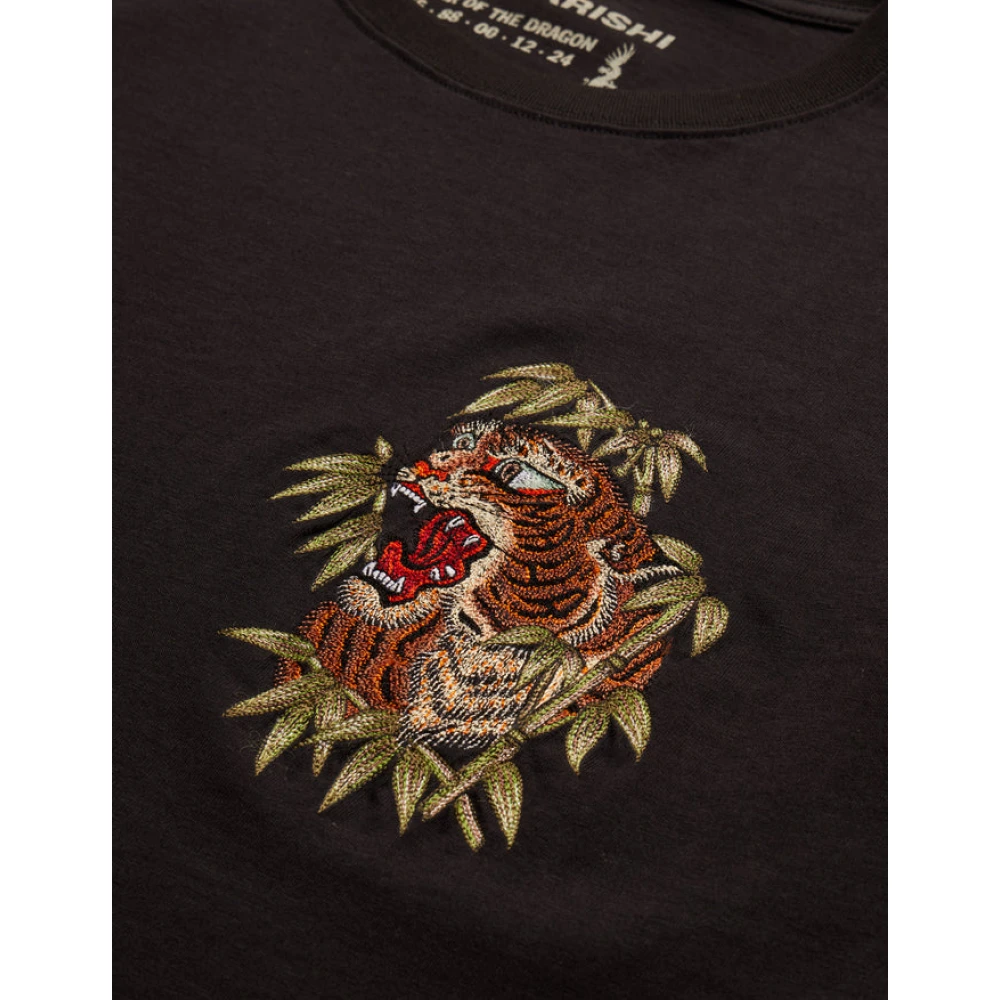 Maharishi Bamboe Tijger Tee Zwart Black Heren