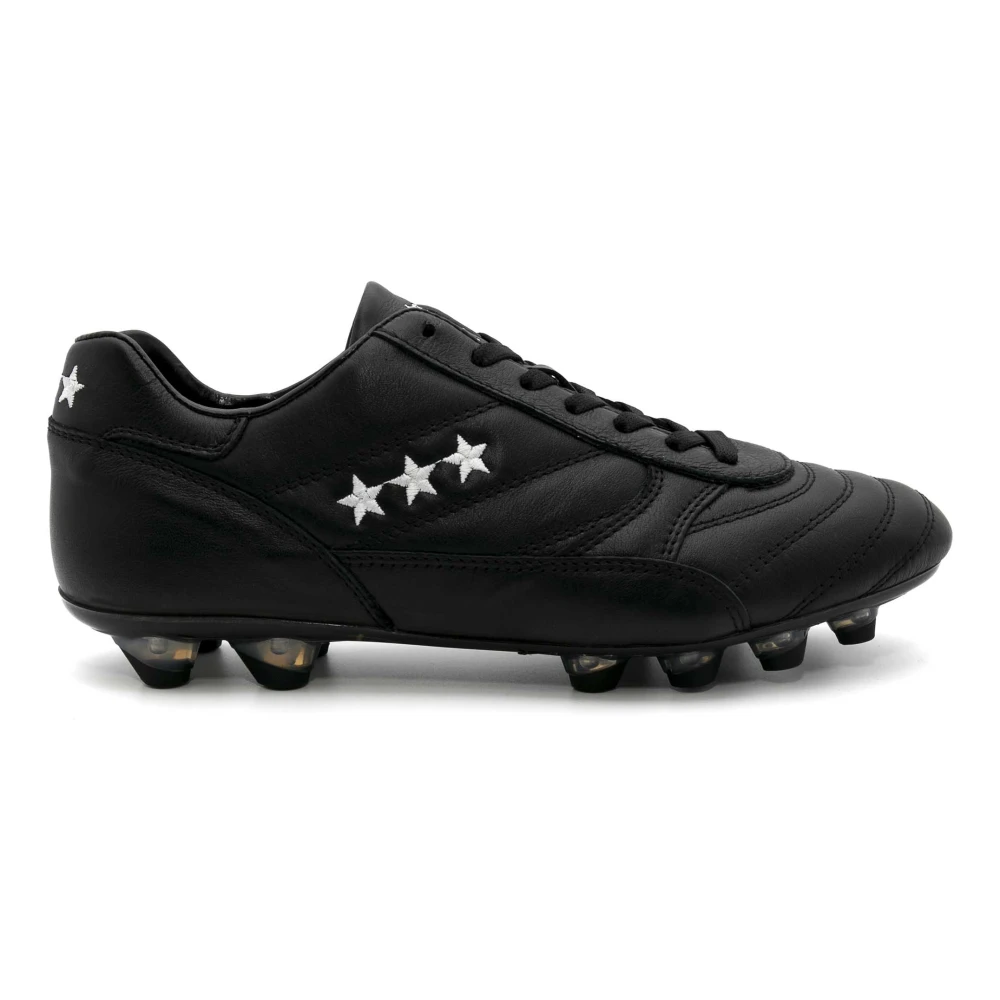 Pantofola d'Oro Känguruläder Fotbollsskor Svart Black, Herr