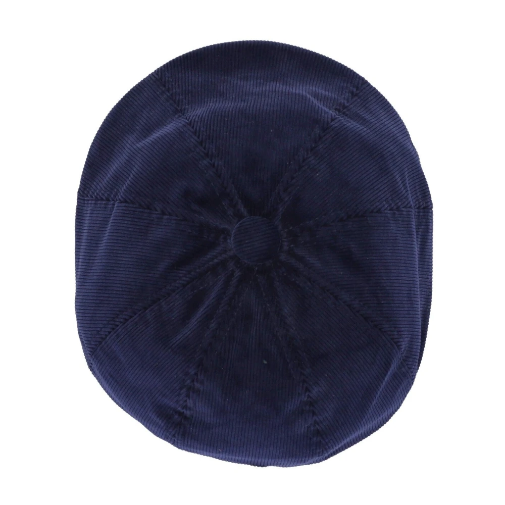 Kangol Navy Corduroy Platpet Blue Heren